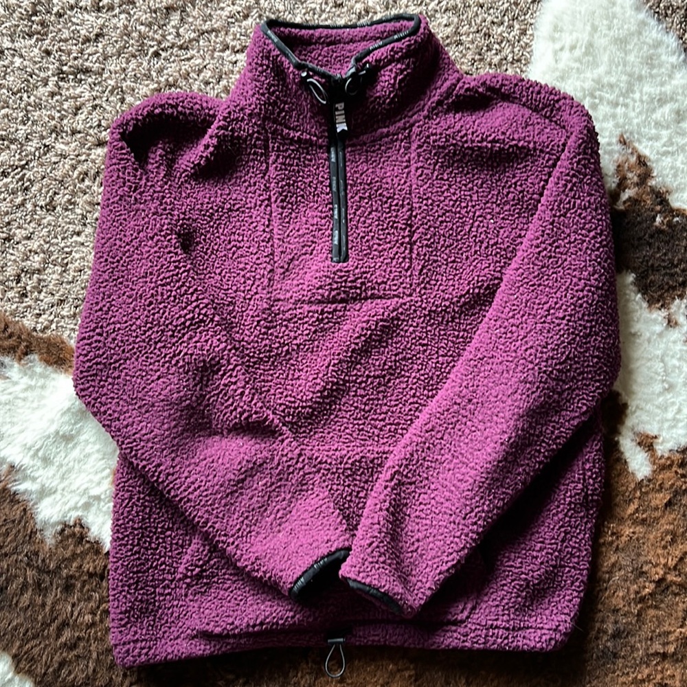 Victoria’s Secret PINK Sherpa in a Wine Color